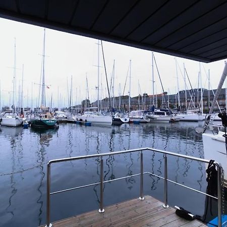 Hausboot Fjord Meeresbrise Mit Dachterrasse In 弗伦斯堡 外观 照片