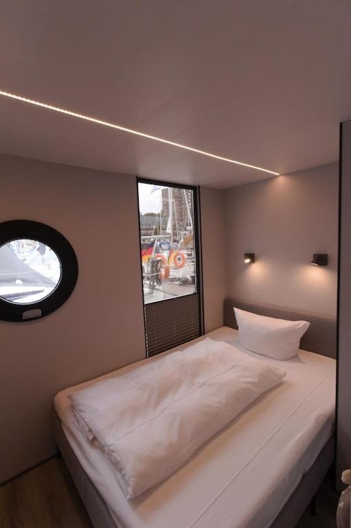 Hausboot Fjord Meeresbrise Mit Dachterrasse In 弗伦斯堡 外观 照片